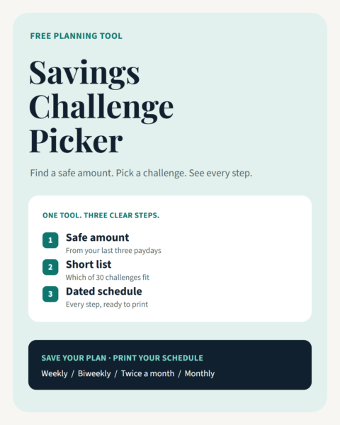 Savings Challenge Picker  cover